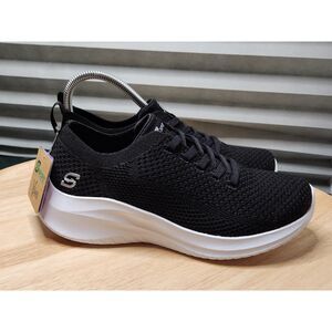 S Sport by Skechers Women’s Size 7 Black Memory Foam Slip-On Sneakers